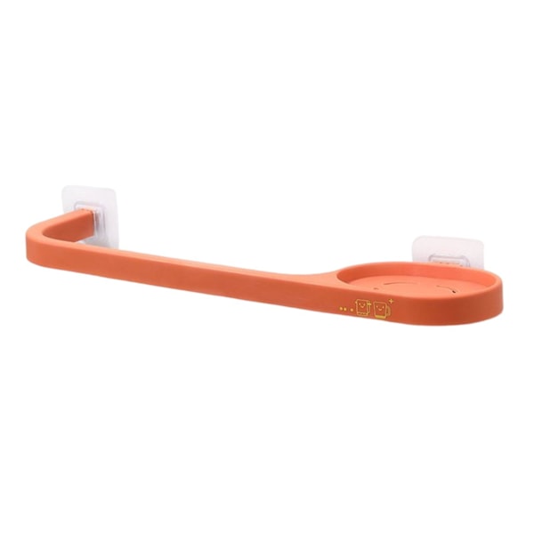 Väggmonterad handdukshängare Ventilation Pp Strong Construction Handdukshållare med förvaring badrumstillbehör (ZYH) Orange