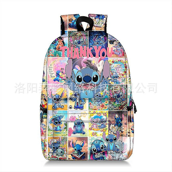 Lilo och Stitch tecknad söt flicka skolväskor barn grundskola ryggsäck skolväska barn bok väska prinsessa skolväska Mochila hög kvalitet  (ZYH) Style 2
