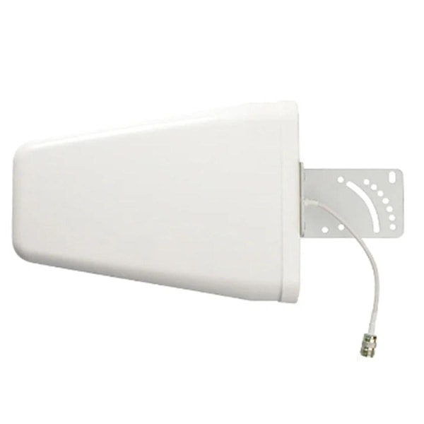10DBi riktantenn Högförstärkning Log Periodiska antenner 50 Ohm 2G/3G/4G/LTE Universal Fast Montering Antenn 698-2700 MHZ  (DPD) White