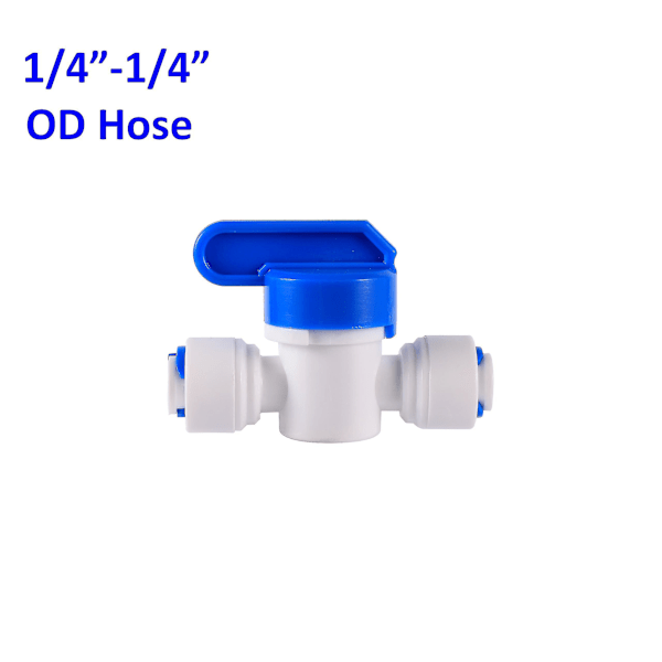Od 1/4&quot; 3/8&quot; Rör Snabbåtkomstkontakt Omvänt Osmos Glidlås Snabbkoppling Y-formad Koppling Tee Koppling Ventiladapter  (ZYH)