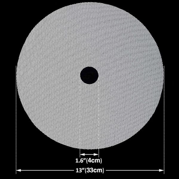 Rund Silikon Torkplatta Non-stick Mat för Matdehydrator Återanvändbar Silikon Ångkokare Galler Bakning  (ZYH) White