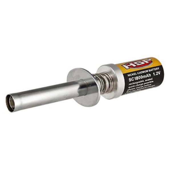 2X til 80101 1800MAh 1.2V Gløderørsstarter Egnet til RC Bil 1/8 1/10 80101 Genopladelig Gløderør