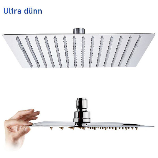 Duschhuvud Duschhuvuden & Duschar Regn Dusch Regnskog Dusch Vattenbesparande Duschhuvud 20cm  (ZYH)