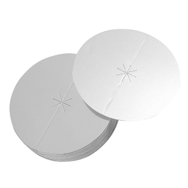 20 st Candling Skyddsskivor Bivax Candle Drop Protectors for Home Temple (DPD) As Shown 8.20X8.20X0.10CM