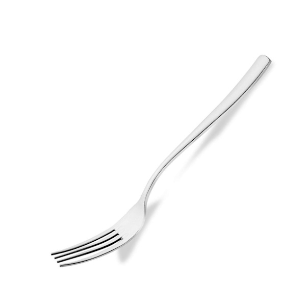 12-delad middagsgaffelset 8 tum extrafin 18/8 rostfritt stål (ZYH)
