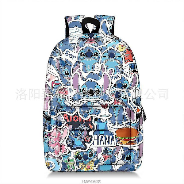 Lilo och Stitch tecknad söt flicka skolväskor barn grundskola ryggsäck skolväska barn bok väska prinsessa skolväska Mochila hög kvalitet  (ZYH) Style 2