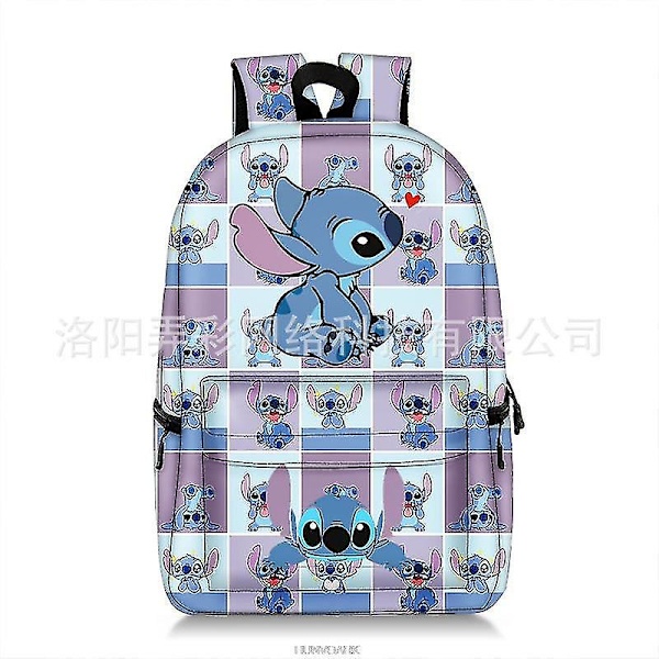 Lilo och Stitch tecknad söt flicka skolväskor barn grundskola ryggsäck skolväska barn bok väska prinsessa skolväska Mochila hög kvalitet  (ZYH) Style 2