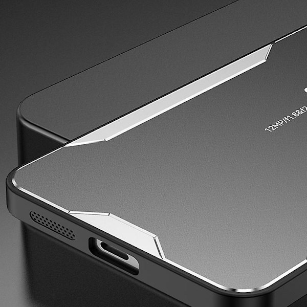 Fodral till Oppo A79 5G/A2 5G, stöttåligt, robust, pansar, aluminiumlegering, baksida (ZYH) Red Oppo A79 5G