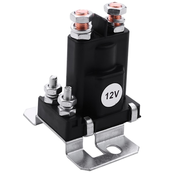Dubbel batterisolatorrelä På/av 4 stift 500a 12v för bilomkopplare  (ZYH) Black