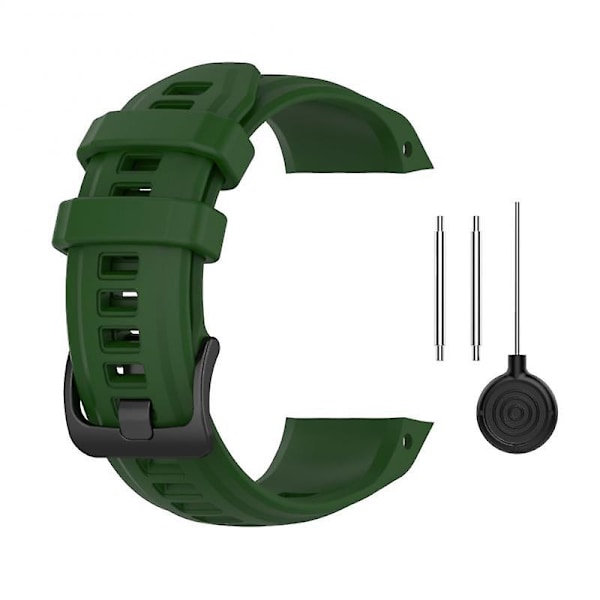 20mm Silikonarmband för Garmin Instinct 2s Andningsbart Armband Ersättningsarmband för Garmin  (ZYH)