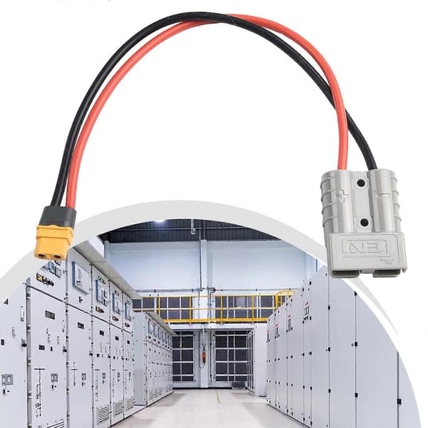 1 stk. 50AMP 600V For Anderson til XT60 Adapterkabel Solcellemodulforbindelse med For Anderson Port til FSP-2 Serieforbindelse