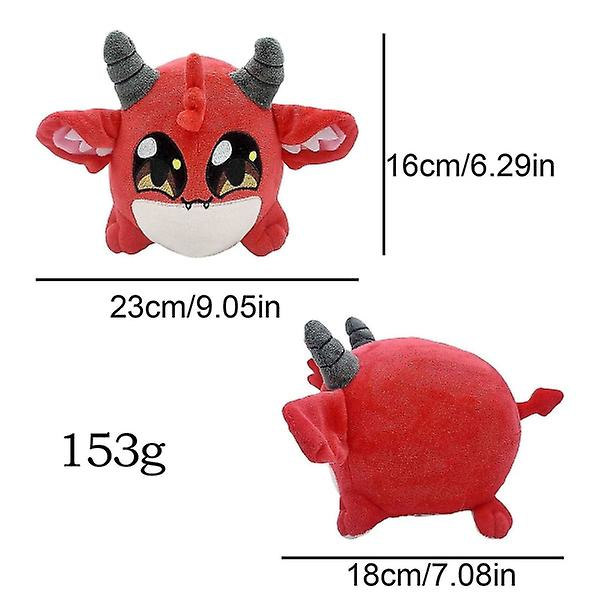 Plushdjur för känslomässigt stöd - Demon - Nyhet - Röd flygande gris - DB (ZYH)