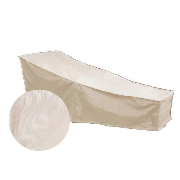 Puutarhakalusteiden suojapeite, vedenpitävä ulkokäyttöön, lepotuolin suojapeitteet (Beige)