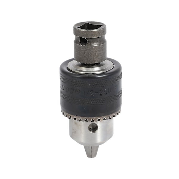 1,5-13 mm borrchuck borradapter 1/2 tum ändrad slagnyckel till elektriska borrar (ZYH) black