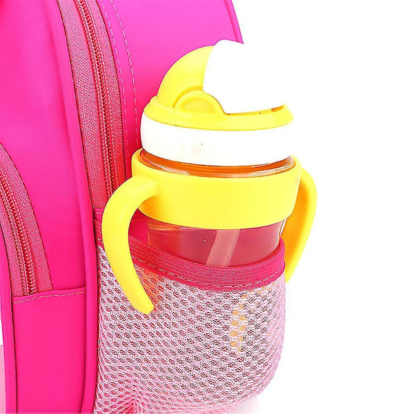 Disney Minnie Mouse 3d Ryggsäck För Barn Toddler Pojkar Flickor Söt tecknad ryggsäck Rese Skolväska Dagis Bokväska Ryggsäckspresenter (DPD) Rose Red