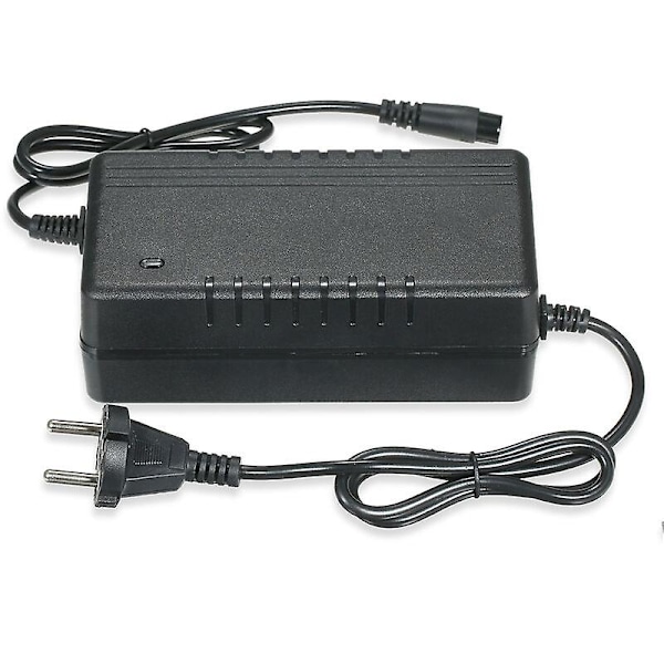 2024 54.6v 2a elektrisk skoterladdare, litiumjonbatteriladdare, 3-håls in-line kontakt, passar Kugoo M4 elektrisk skoter (DPD)
