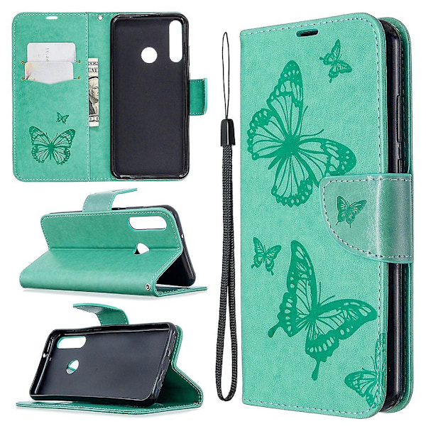 Imprint Läder Stylish Skal för Huawei Y6p  (ZYH)