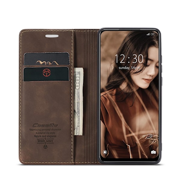Läderfodral för Xiaomi Redmi Note 11 Pro 5g Global  (ZYH) Coffee