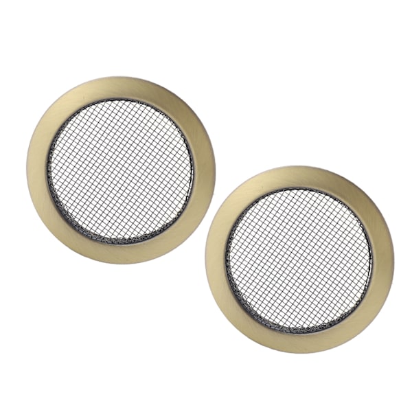 2 st ljudhålsinsatser för Dobro Resonator Screen Box Resonant Guitar Insert Speaker Grill  (ZYH)