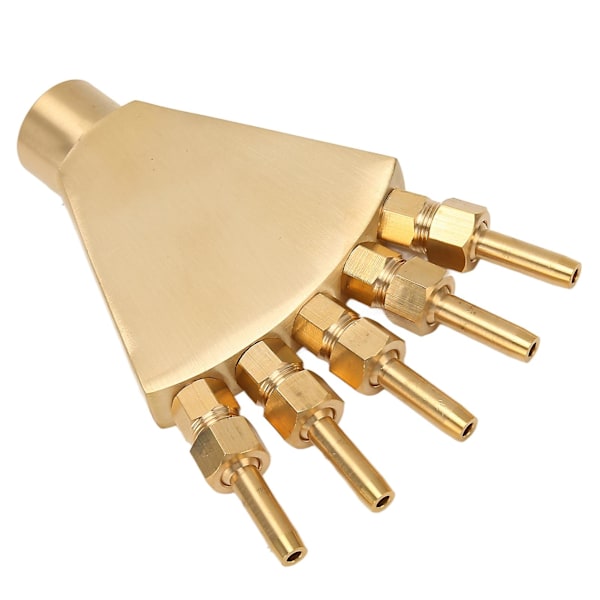 Justerbart Phoenix Tail Scattering Fountain Nozzle All Copper Phoenix Tail Fountain Nozzle Sprinkler G3/4 Inch Garden Fountain Nozzle  (DPD)