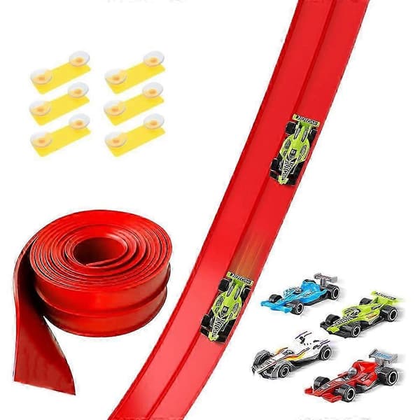 5 Meter DIY Fleksibelt Bilbane Racing Sæt til små Indendørs Udendørs Leg
