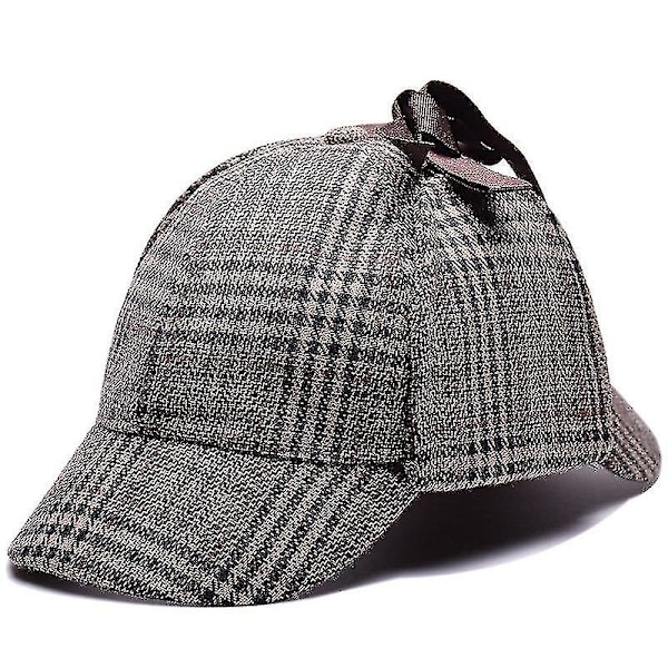 1 st Sherlock Holmes Detektiv Basker Mössa Unisex Cosplay Tillbehör  (ZYH)