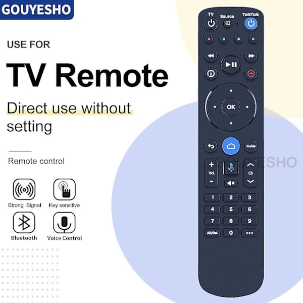 Ny Rc4083802/01br Fjärrkontroll för Talk Talk Tv Hub | Smart TV Box | Android TV Box (ZYH)
