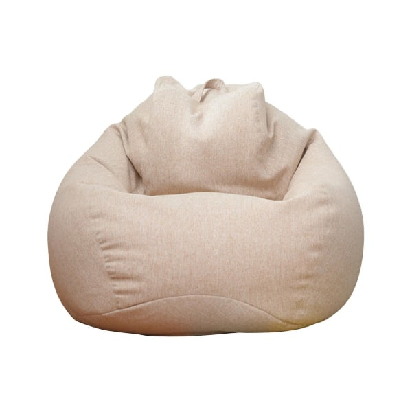 Inomhus Utomhus Vuxen Sittsäck Spelstol Extra Stor Sittsäck Överdrag Khaki 500g Khaki Khaki 500g