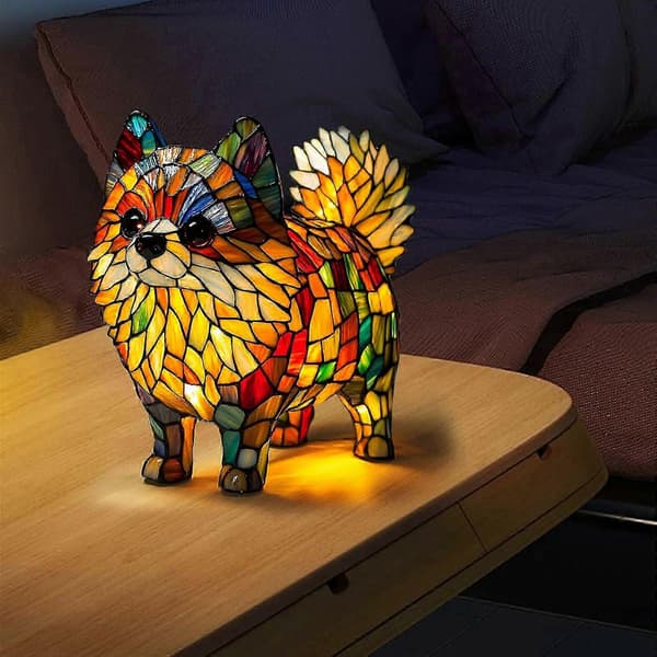 Lampe-Dachshund Lampe LED Lys Ornament