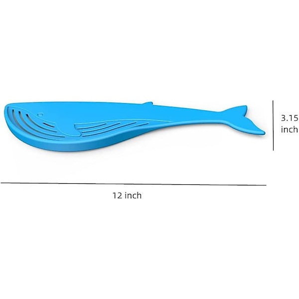 Handhållen grytssil Whale Sil, perfekt för nudlar, pasta, frukt, grönsaker (ZYH)