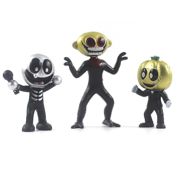 8 st/set Friday Night Funkin Figur Modell Dockleksak Bordsdekor Ornament (ZYH)