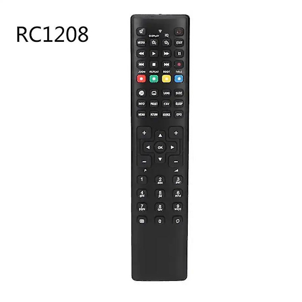 Ersättningsfjärrkontroll Rc1208 för Medion Md30297 Md20255 TV-tillbehör (DPD)