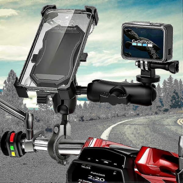 RAM Ball Motorcykel Telefonholder til Scooter Cykel Spejlbase