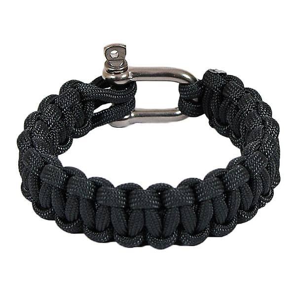 Armband Paracord Naimakka Classic Medium 21cm Svart  (ZYH)