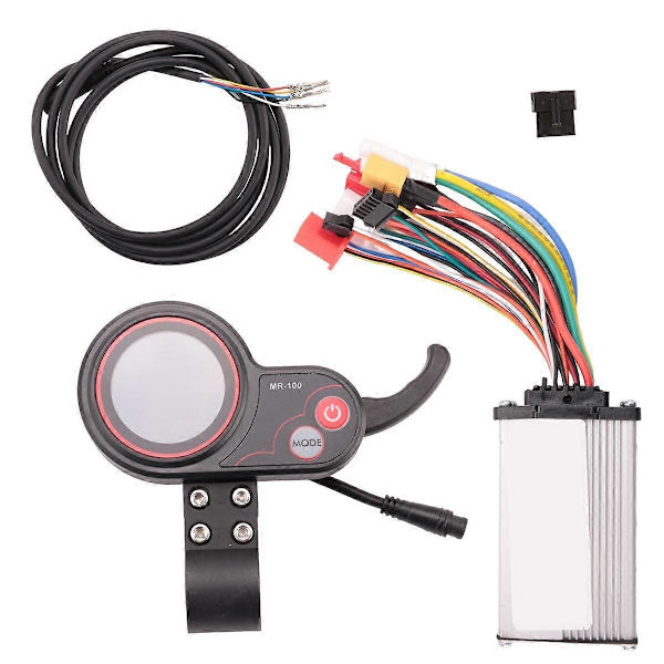 36V 500W Kontroller MR-100 LCD Display Mätare Instrumentbräda Kit för 36V 500W Kontroller