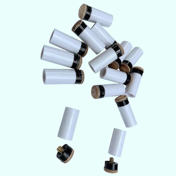 20 sæt Billardkø Tip med Poolkø Stick Ferrules 12mm Billard Skrue-på Tip Udskiftning til N