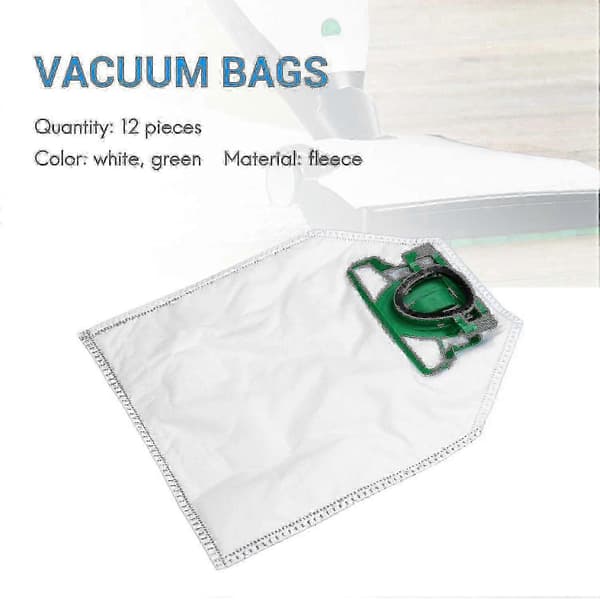 Ersättningsdammsugarpåsar för Vorwerk Kobold FP200 - 12-pack