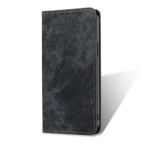 Til Huawei nova Y90 4G RFID Tyverisikring Børste Magnetisk Læder Telefon Cover