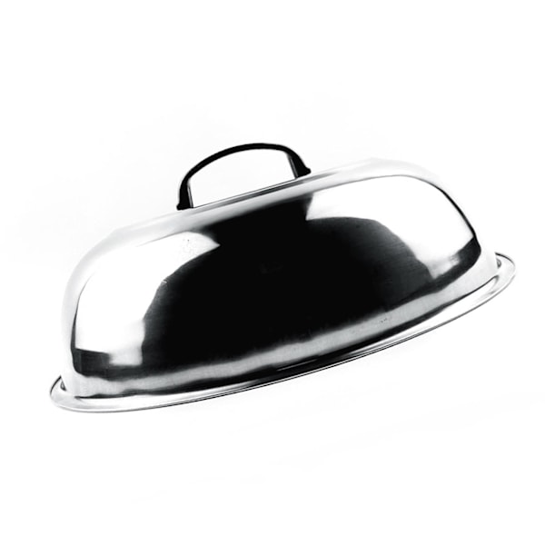 Grytlock i rostfritt stål för hushåll, stekning, ångkokning, multifunktionellt cirkulärt lock, 38 cm (ZYH)