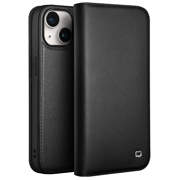 QIALINO Classic Gen2 case för iPhone 15 (DPD) Black