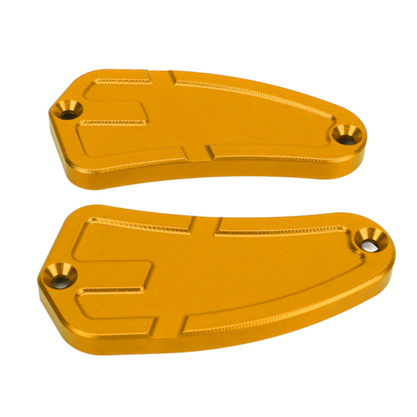 Motorcykel Fram Broms Koppling Behållare Lock Kåpa Aluminiumlegering Ersättning för MV Agusta BRUTALE 750 910 920 Guld  (ZYH)