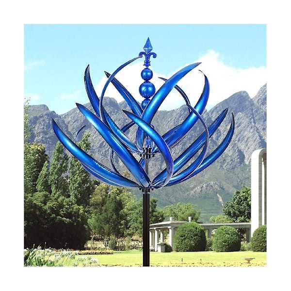 Metal Wind Spinner Harlow Wind Spinner Rotator Harlow Wind Rotator Iron Windmill Gardening Plug Win  (DPD)