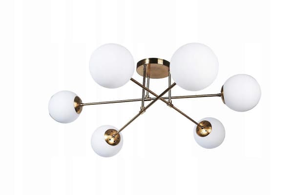 Krislamp Aster 6 Hänglampa - E27 Ljus Punkter