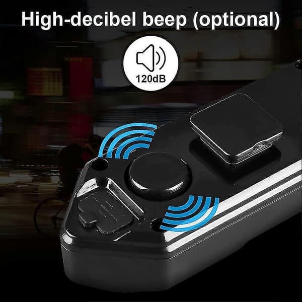 Sykkelbaklys - Med trådløs fjernkontroll, pilblinklys, 5 moduser, USB-oppladbart