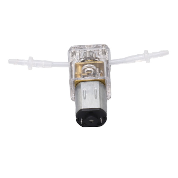 Mini peristaltisk pump transparent skal 1 ml/min flöde 0,001 m lyft vätskedoserings pump för skönhet medicinsk instrument 6V 30ma  (ZYH)