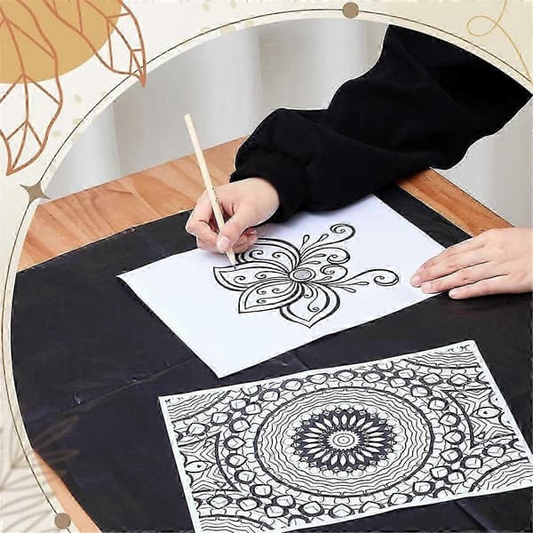 5 Ark Stort Kolpapper för Överföring 51,6 x 91,4 cm Grafitpapper Vaxat Kolpapper