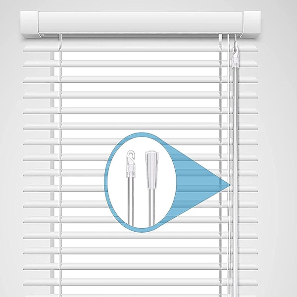Blind Wand For Window Blinds, 2pcs 12 Inches Length Drapery Wand Curtain Pull Rod, Window Blind Tilt Rod Clear Blind Tilt Wand Replacement  (DPD)