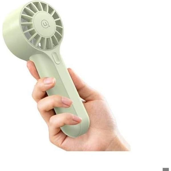 Bærbar ventilator - Mini lommeventilator - USB genopladelig - Tre blæserhastigheder - Sort