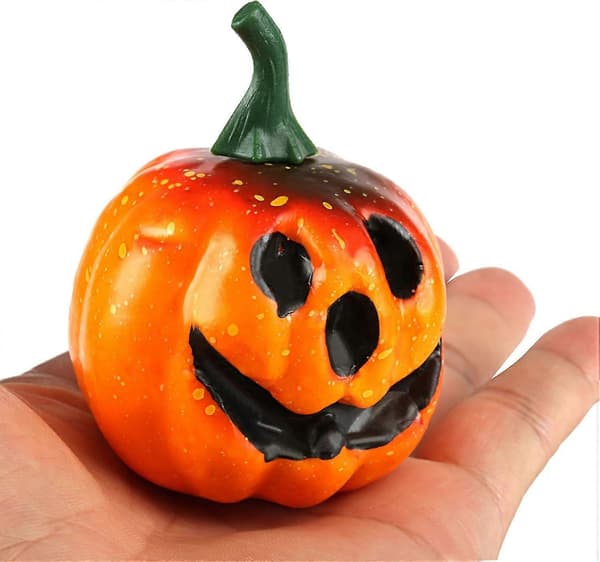 Halloween Græskar Mini Kunstig Skum Græskar Dekoration til Hjem og Have, 5,5 cm