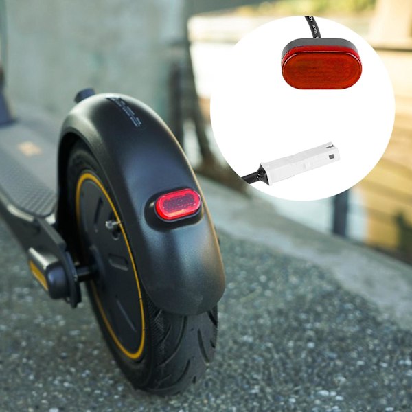 E-skoter Baklykta bakbroms för Ninebot-max G30 elektrisk skoter Varningslampa (ZYH)